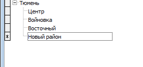Добавление района города Добавление района города